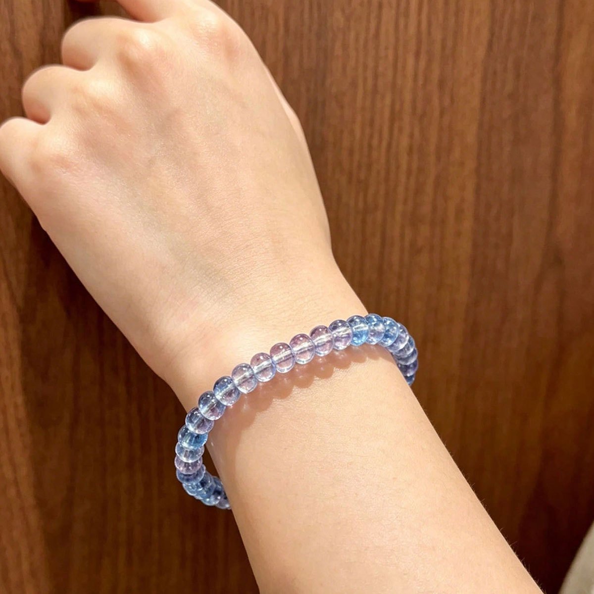 Casual Style Abacus Shaped Bead Bracelet, Symbolizing Hope